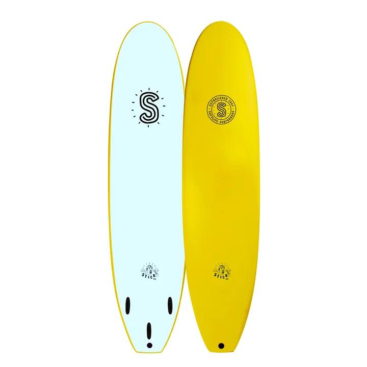 Softlite Chopstick Longboard 8 Ft - Yellow