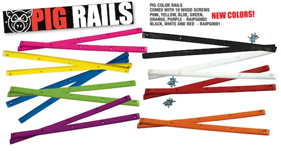 Pig - Rails (Multiple Colors)