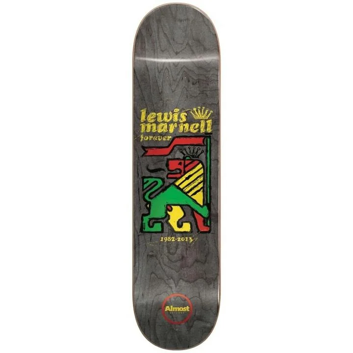 Almost Rasta Lion Lewis Marnell Deck 8.0