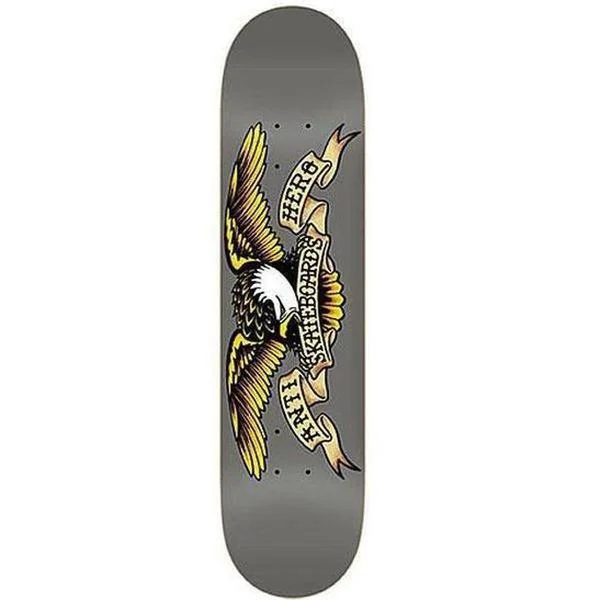 Anti Hero Classic Eagle Deck Larger 8.25" Grey