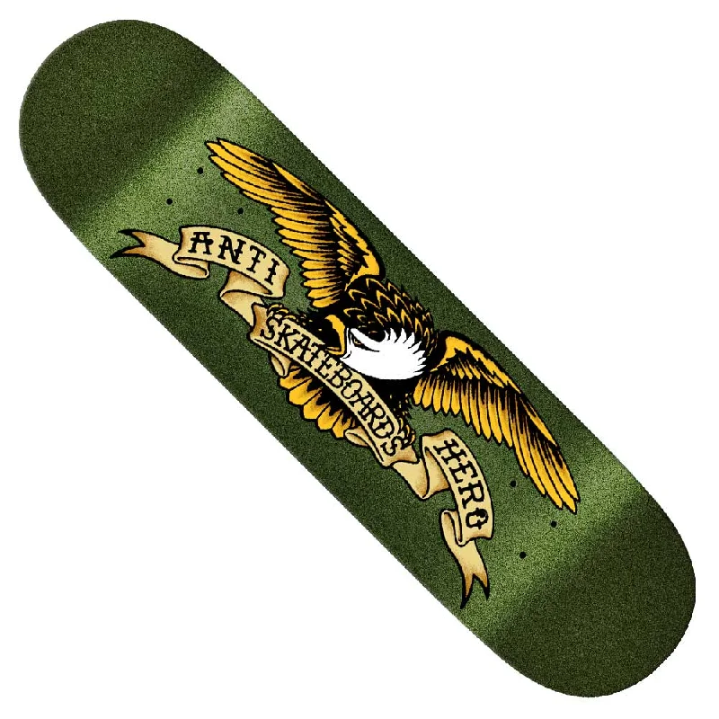 Anti Hero Deck 8.38 Easy Rider Classic Eagle Green Sparkle