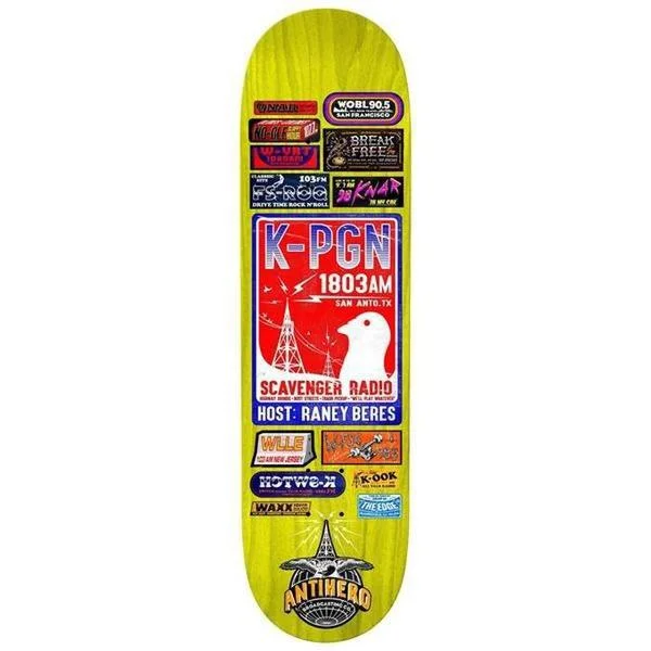 Anti Hero Skateboards Raney Beres Broadcasting Deck 8.06"