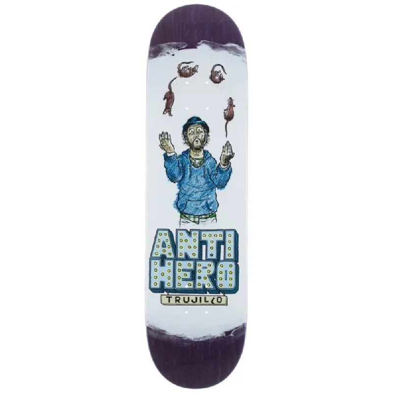 Anti Hero Trujillo Street Performer Deck Purple Stain 8.38