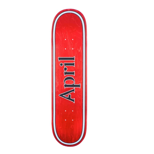 April 8.5 Red OG Logo Deck