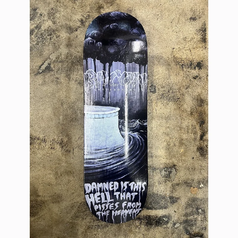 BACON RAINY HELL 9.5" SKATEBOARD DECK