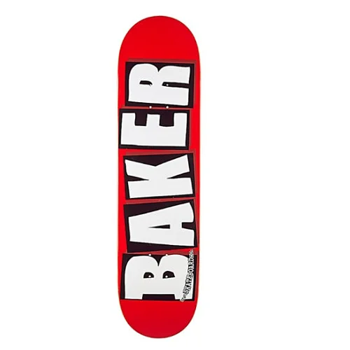 Baker Brand Logo Red White Deck