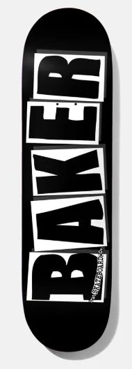 Baker Brand 8.475 Logo Black White Deck