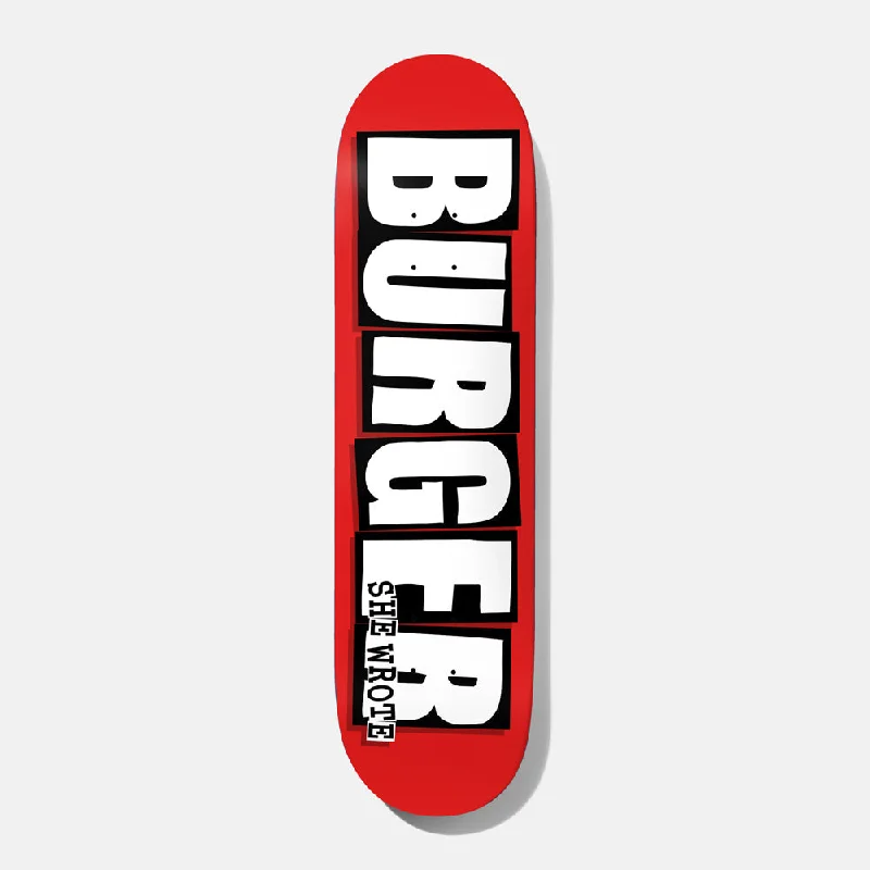 Baker Nuge Burger She Wrote Skateboard Deck - 8.25