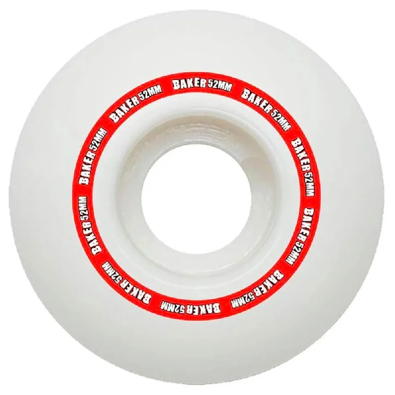 BAKER RED STRIPE WHEELS - 52MM