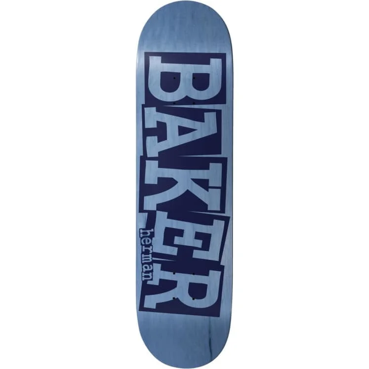 Baker Skateboards Bryan Herman Ribbon Blue Veneer Skateboard Deck - 8.25"