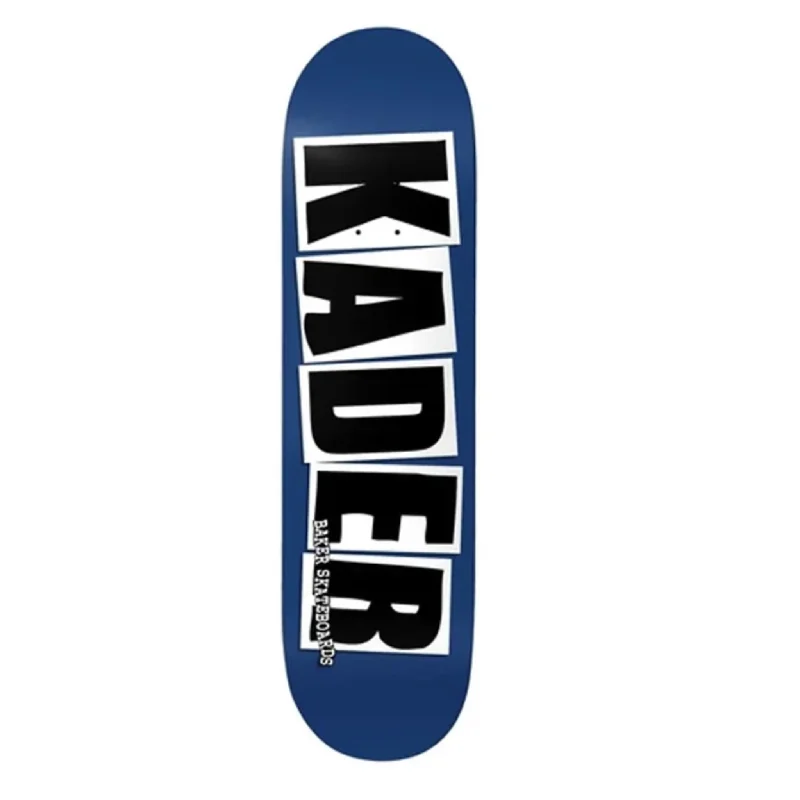 Baker Skateboards Kader Sylla Logo Navy B2 Skateboard Deck - 8.25