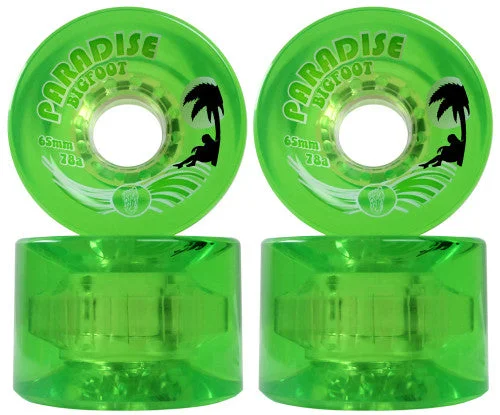 Bigfoot Paradise Islanders GREEN 65MM 78A Cruiser Wheels