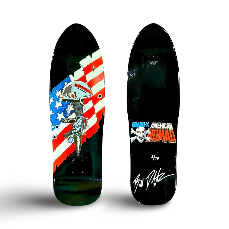 Bill Danforth Gulf War Veteran PUNK-POINT Deck 9.5"x32" HAND PAINTED (PRE-ORDER, APRIL)