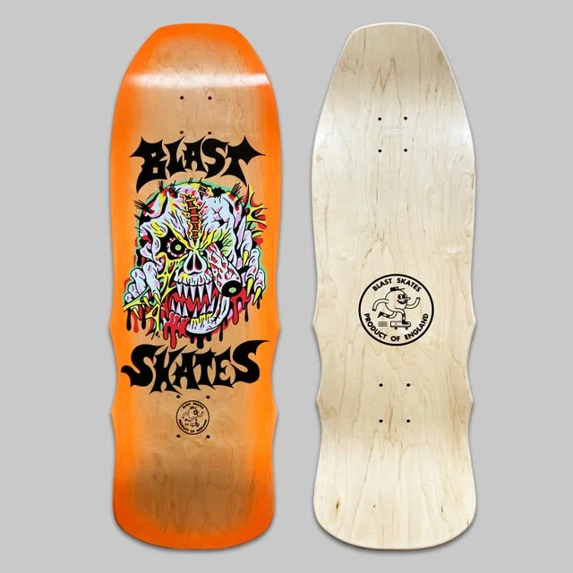 Blast Skates Gnarzone Shaped Skateboard Deck - 10.00"