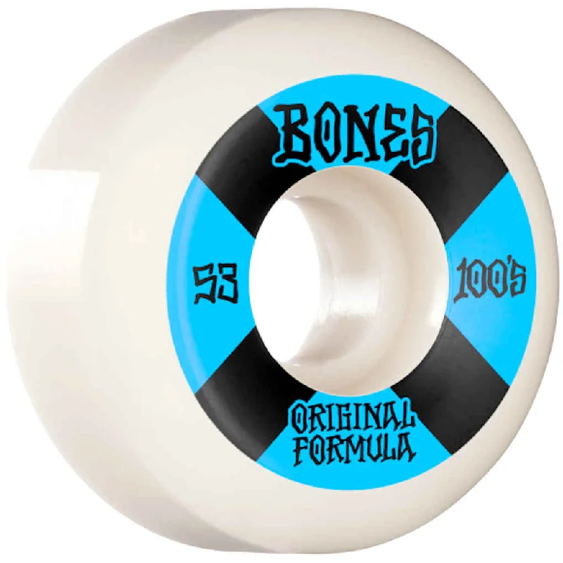 Bones Wheels 100's #4 Sidecuts V5 100A 53mm White