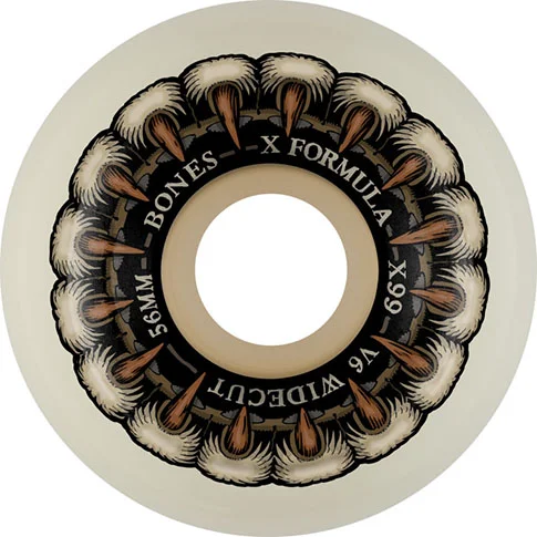 Bones X-Formula V6 Wide Cut X99 Wheels - Grippin Wolf