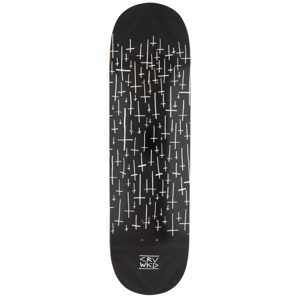 Carve Wicked Team Skateboard Deck Black - 9.00