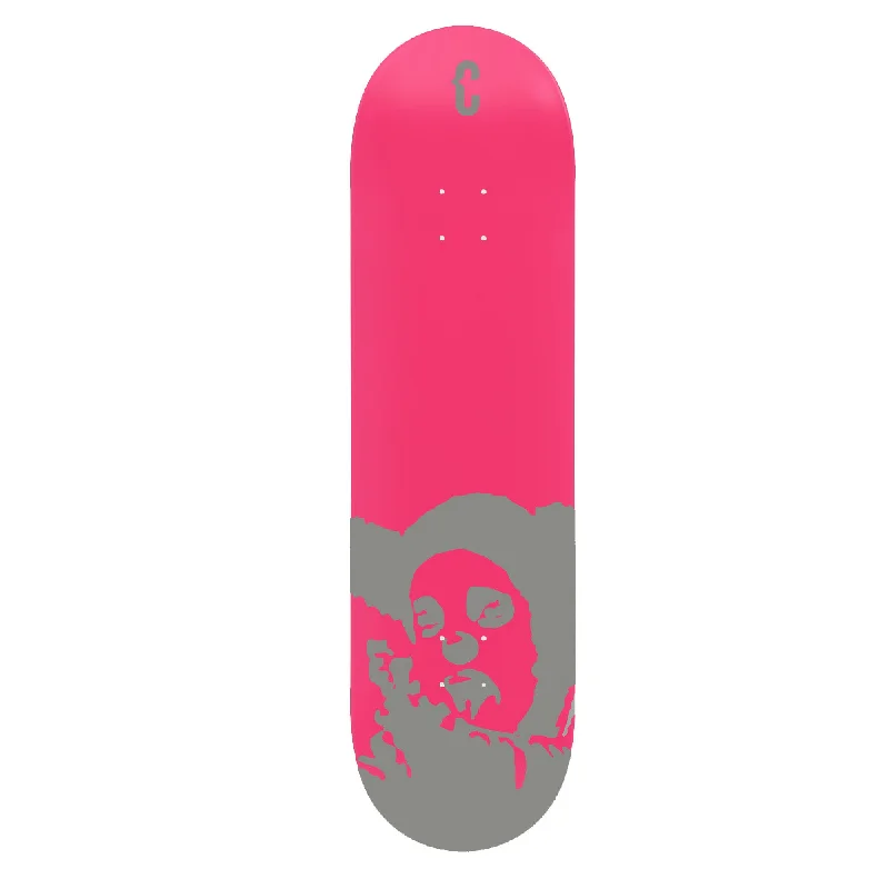 Clown Skateboards Manifesto Flashlite Pink Skateboard Deck - 8.25