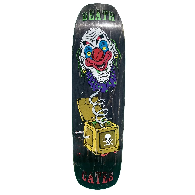 Death Skateboards Dan Cates Jack In The Box Skateboard Deck - 9.00 Square Nose Pool Shape