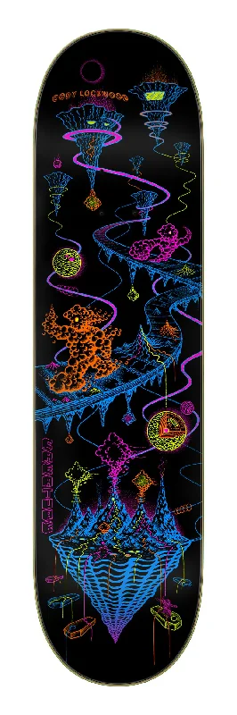 CREATURE "Lockwood Xploration VX" Blacklight Skateboard Deck (8.25")