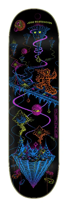 CREATURE "Worthington Xploration VX" Blacklight Skateboard Deck (8.6")