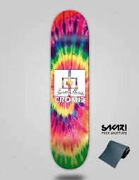 Cromic Pierre Moritz Tie dye skate deck 8.0