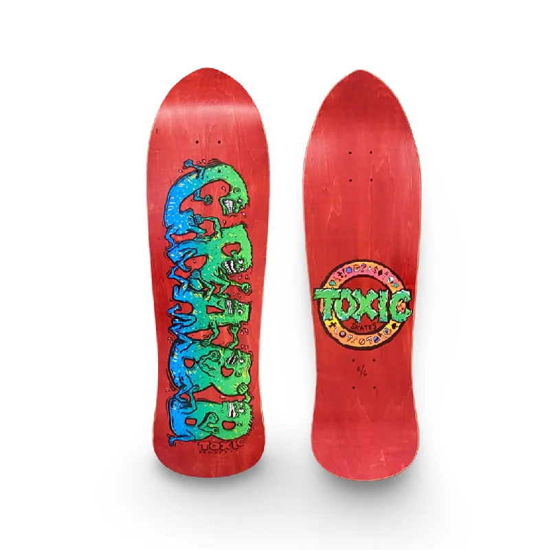 Dave Crabb ‘Crabby Letters’ FUNSTIK Deck 9.375”x31.5” Limited Edition, HAND PAINTED (1 of 6)