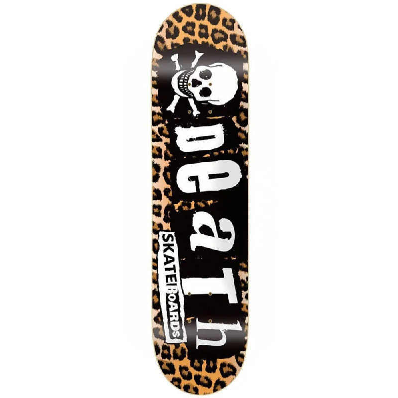 Death Punk Leopard Skateboard Deck