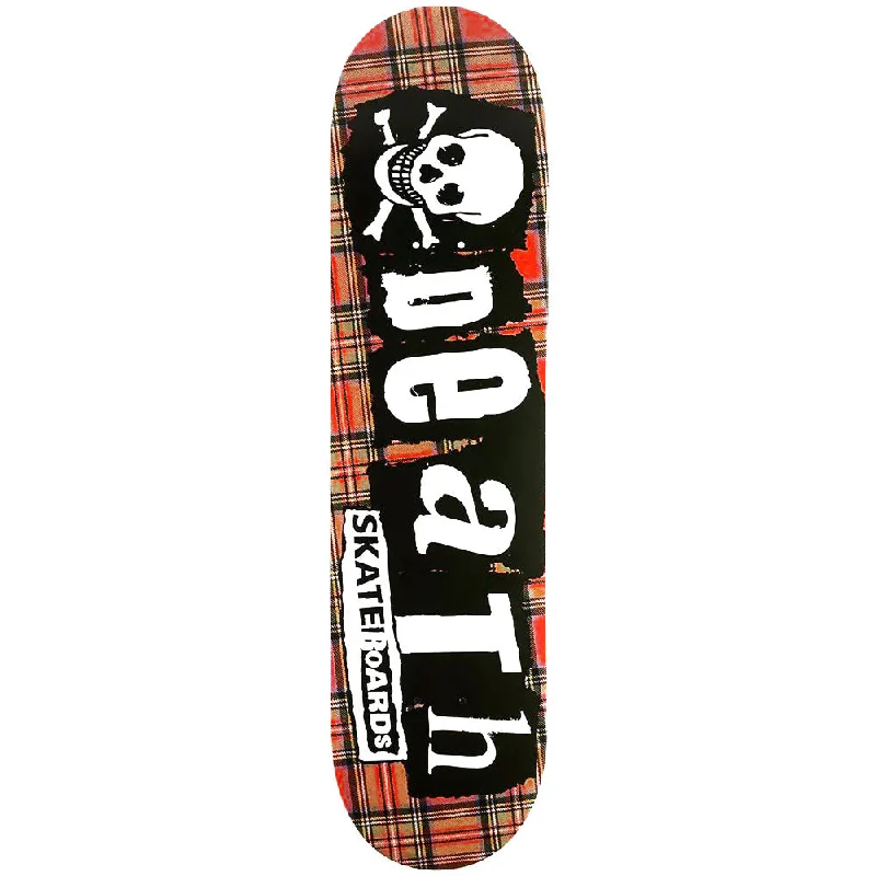 Death Tartan Punk Skateboard Deck