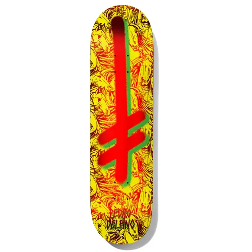 Deathwish 8.25 Delfino Gang Logo Horses Deck