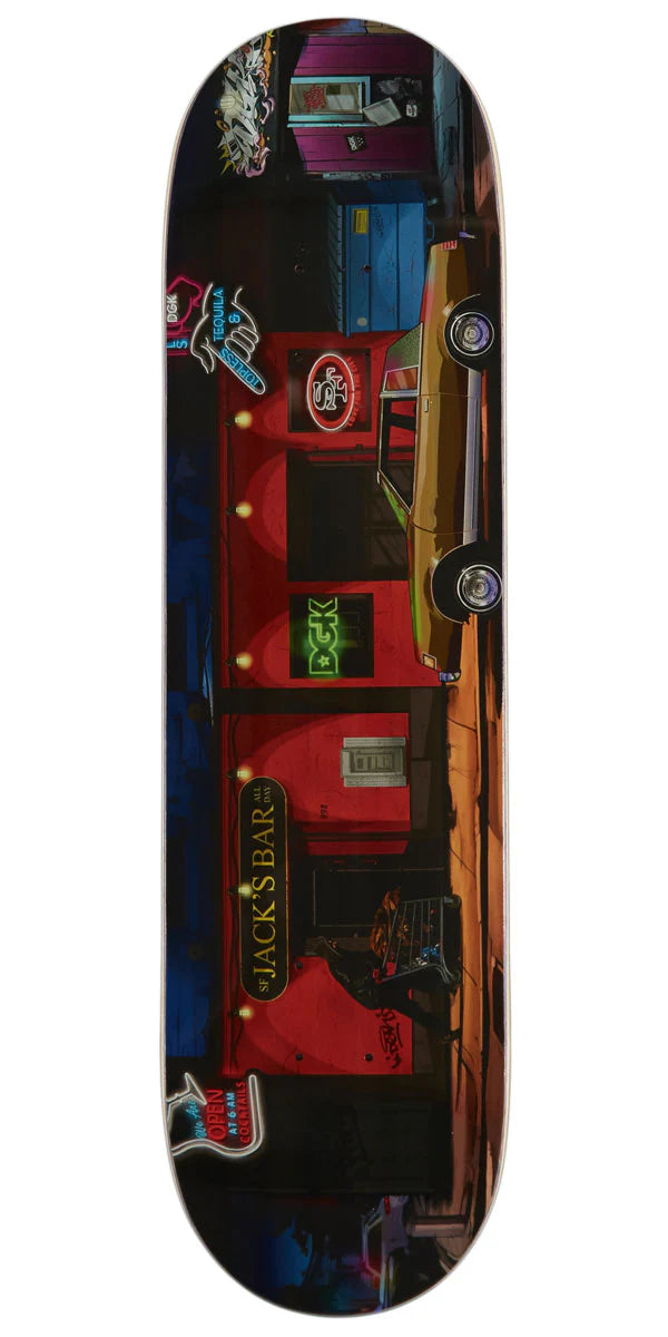 DGK JACKS PLACE 8.25 SKATEBOARD DECK