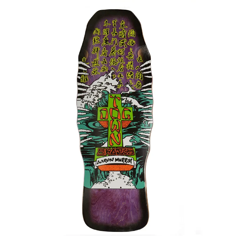 Dogtown Aaron Murray Reissue Black Fade Skateboard Deck Purple Stain  - 10.5 x 31.0