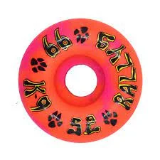 Dogtown K-9 Rally Skateboard Wheels 52mm x 99a - Pink/Orange