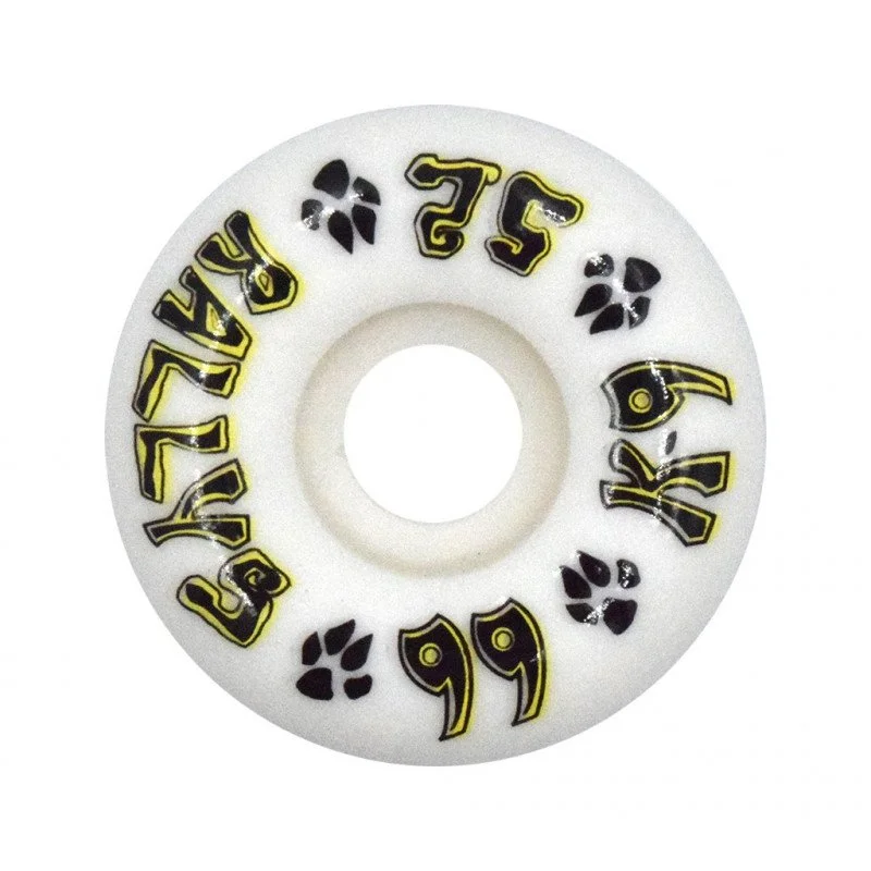 Dogtown K-9 Rally Skateboard Wheels 52mm x 99a - White