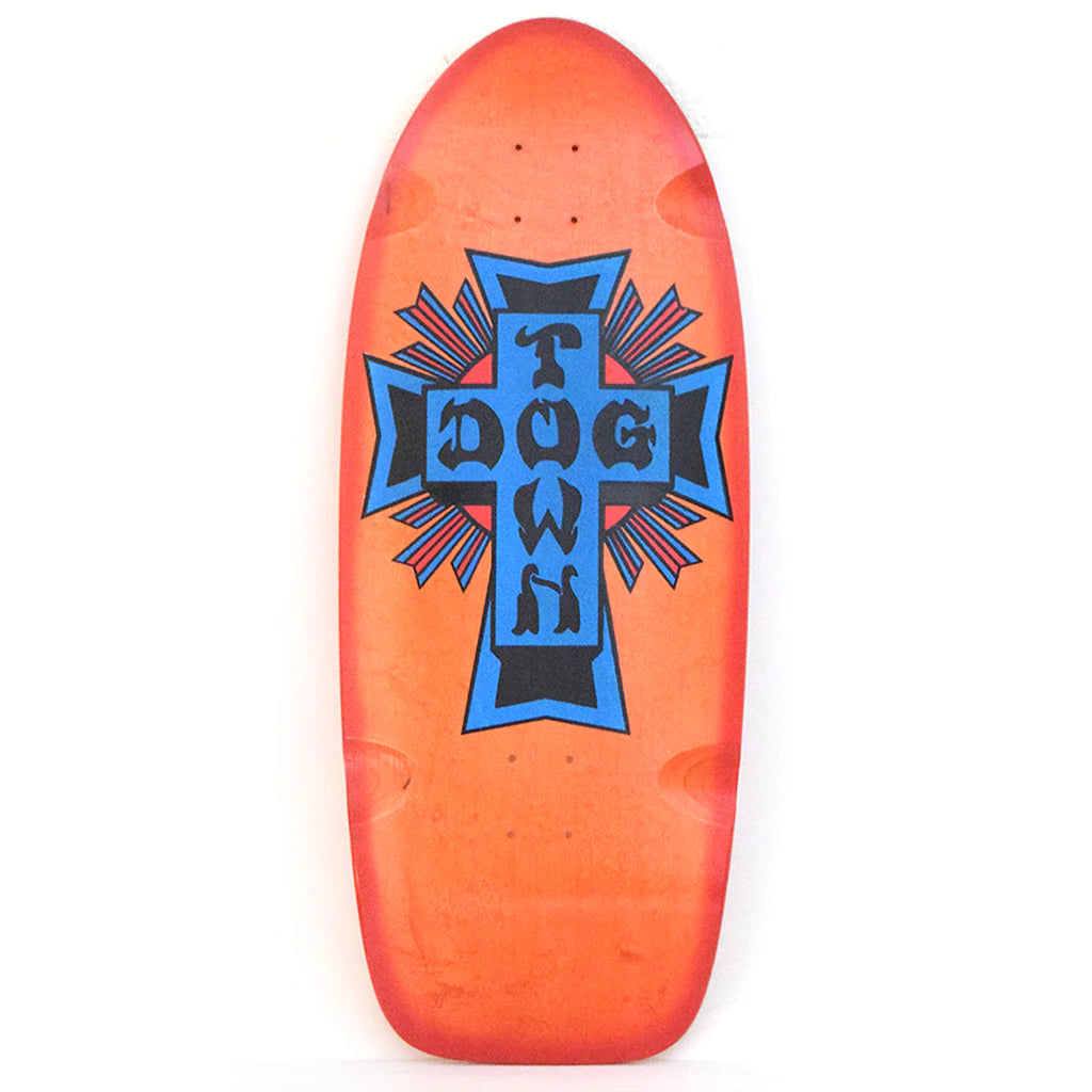 Dogtown Skateboards Big Cross 70's Classic Skateboard Deck - 11.875 x 30.575