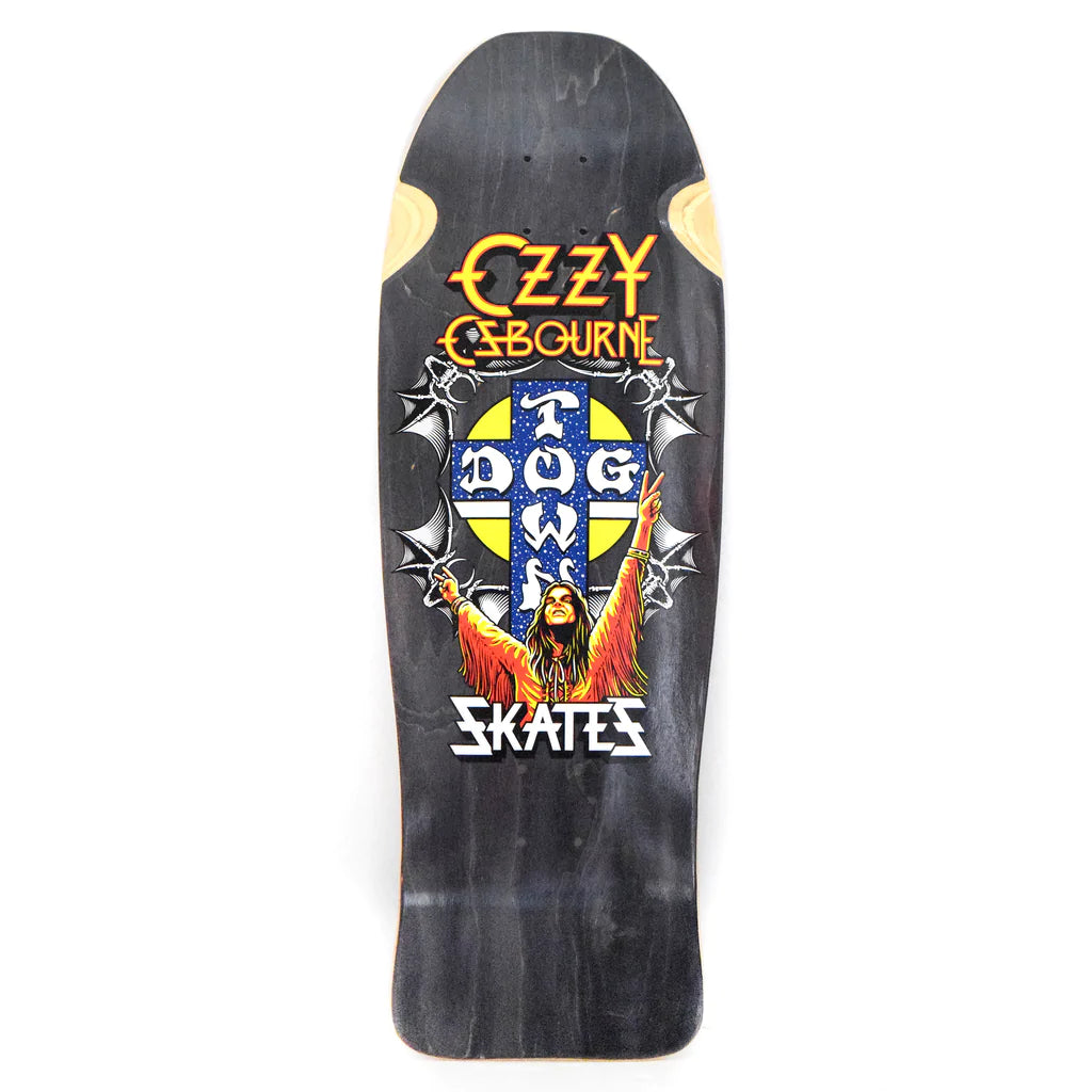 Dogtown Skateboards Ozzy Osbourne Skateboard Deck Black - 10.125 x 30.325