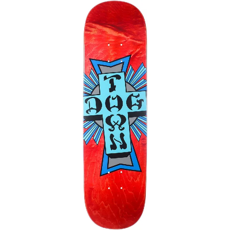 Dogtown Skateboards Street Cross Logo Deck - 9.00" (Assorted Colours & Stains)