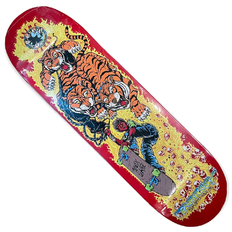 Embassy Deck Jamie Mateu 9x32.8 Tigres Red Dipped