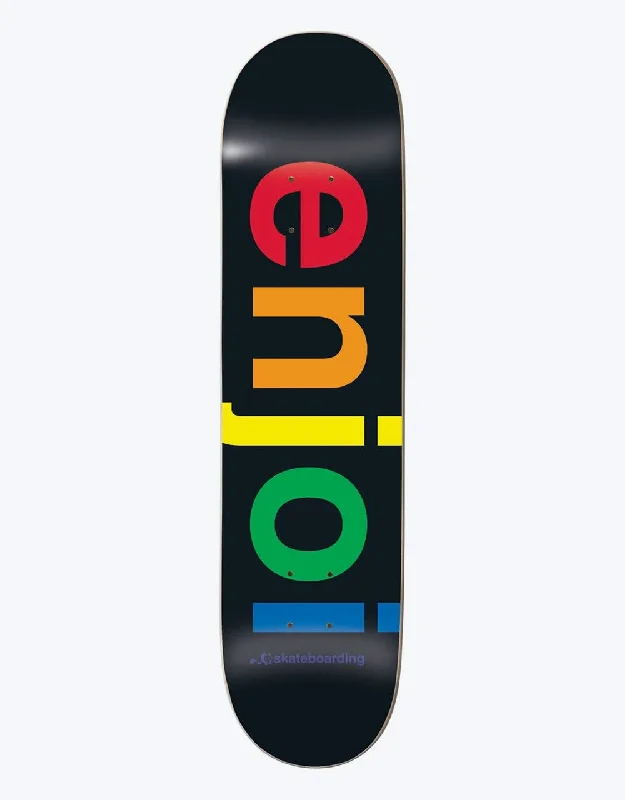 Enjoi Spectrum R7 Skateboard Deck - Black