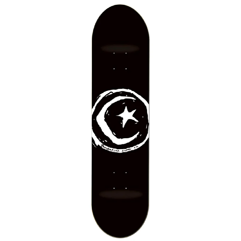 FOUNDATION STAR & MOON BLACK DECK - 8.0