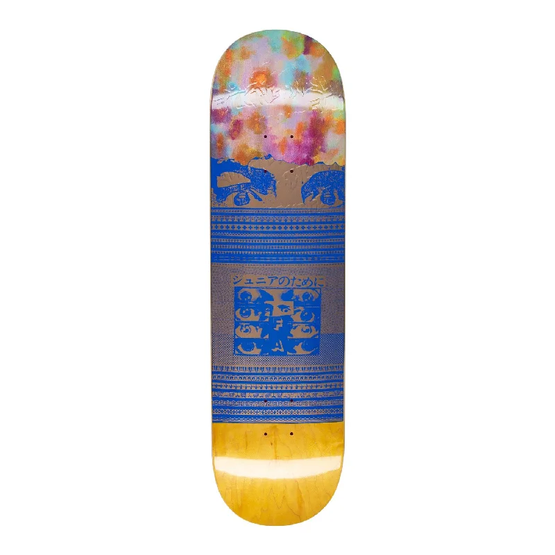 Fucking Awesome Eyes 2 Black Gold/Blue Skateboard Deck - 8.38