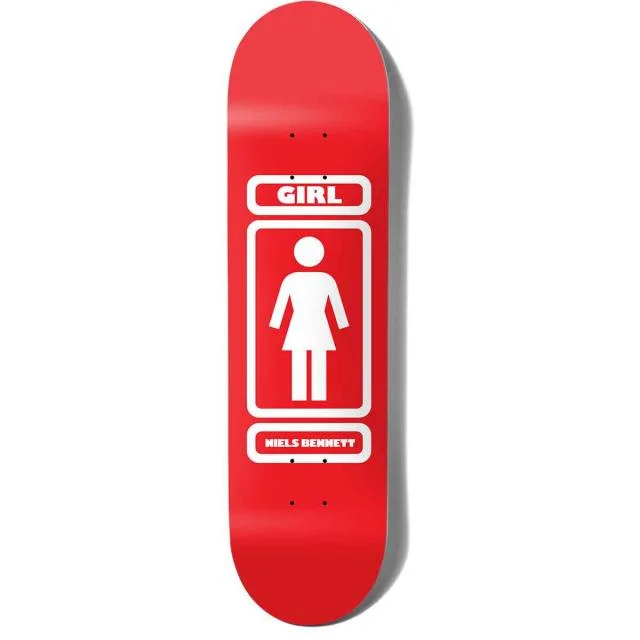 Girl Skateboards 93 Til Niels Bennett Skateboard Deck - 8.125