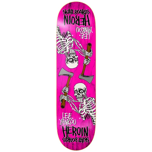 Heroin 8.25 Lee Yankou Axe Skeletons Deck