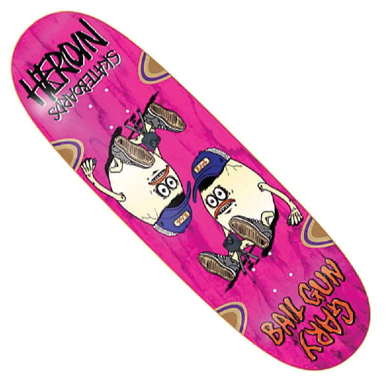 Heroin Deck Bail Gun Gary Egg 9.75x32 Symetrical Deck Shaped Wheelwells