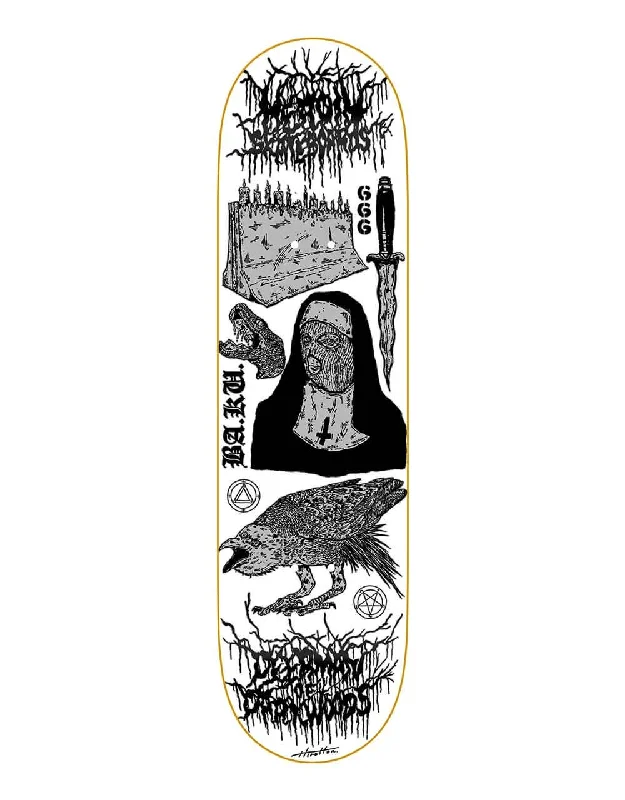 Heroin Deer Man of Dark Woods Life Skateboard Deck - 9.25"