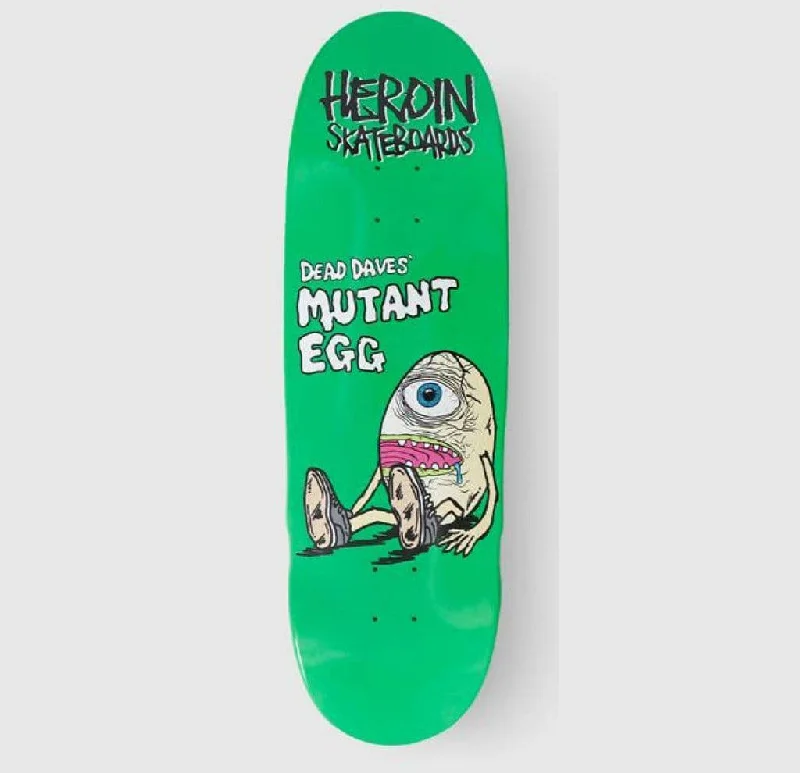 Heroin Skateboards Dead Dave Mutant Egg Skateboard Deck - 9.25