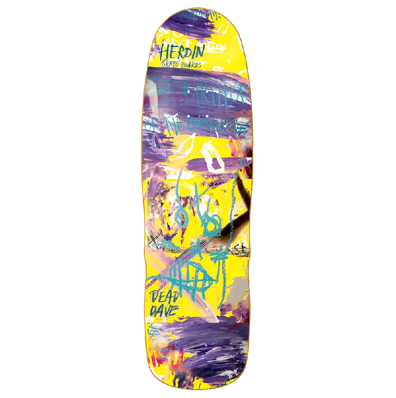 Heroin Skateboards Dead Dave Painted Series Skateboard Deck - 10.1