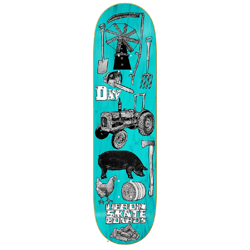 Heroin Skateboards Tom Day Farm Skateboard Deck - 8.75 (Assorted Veneers)