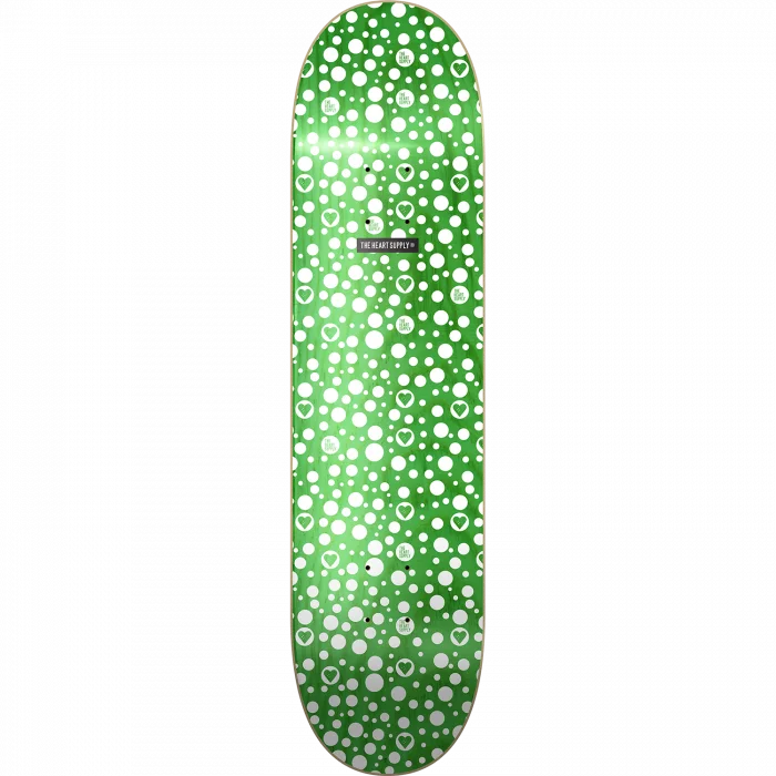 HS SPOTS DECK-8.25 GRN/WHT