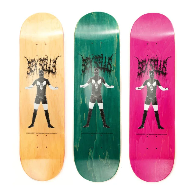 Kaleidoscope x Horsefeathers x Helgasons Sex Sells Limited Edition Skateboard Deck